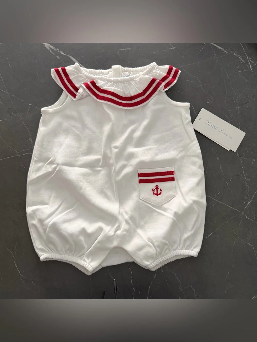 NWT, Ralph Lauren Romper (Baby)
